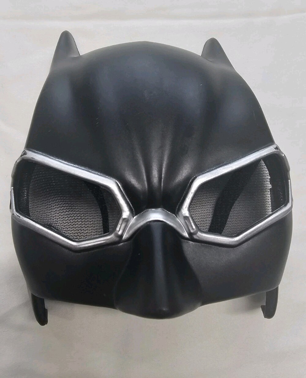 BATMAN HALF MASK Black Plastic Adult Costume Justice League Tactical Face Prop